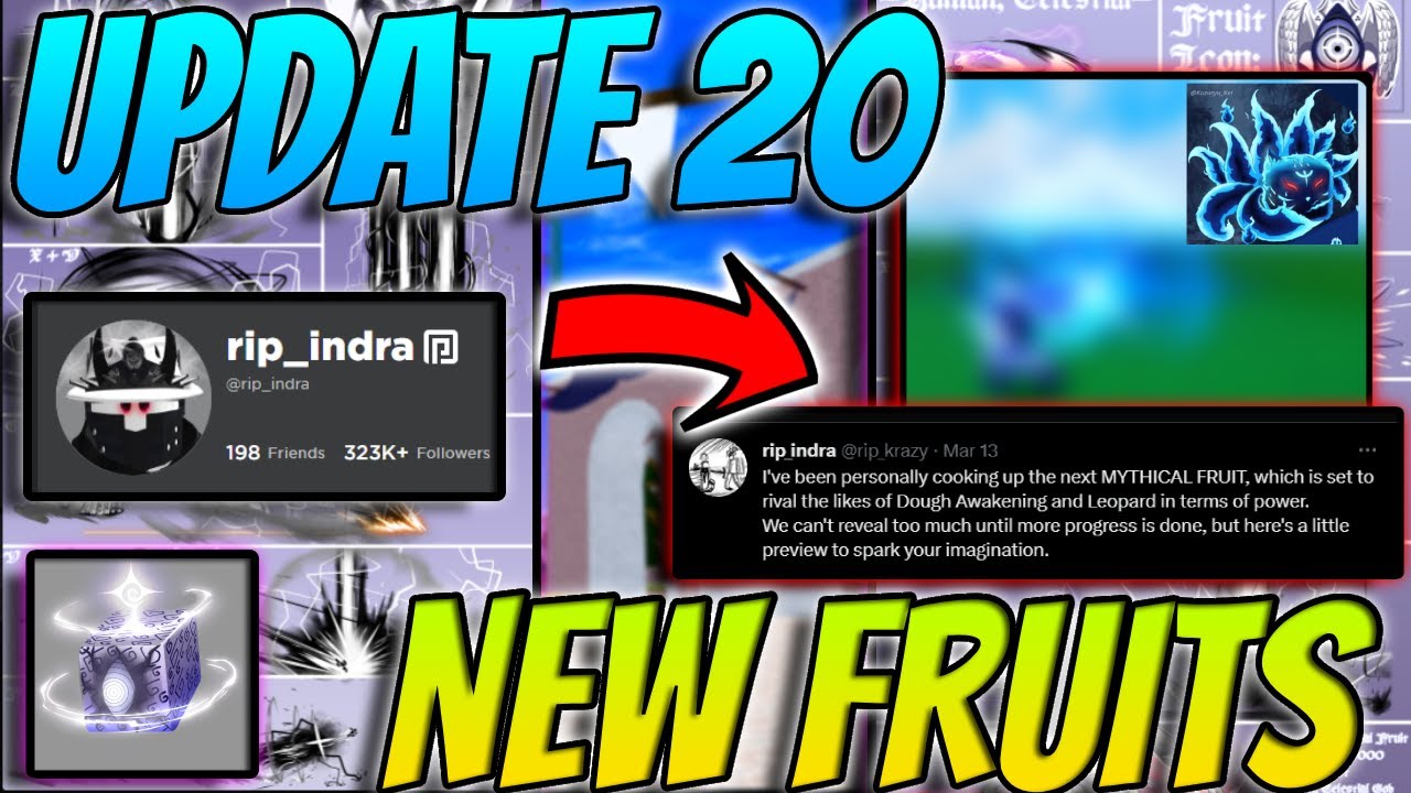 Every New & Reworked Fruits Coming in Blox Fruits UPDATE 20!! 😱 