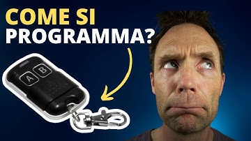 Come si PROGRAMMA un RADIOCOMANDO Universale 433 Mhz | Gbs Funny2 | Luigi Di Donato