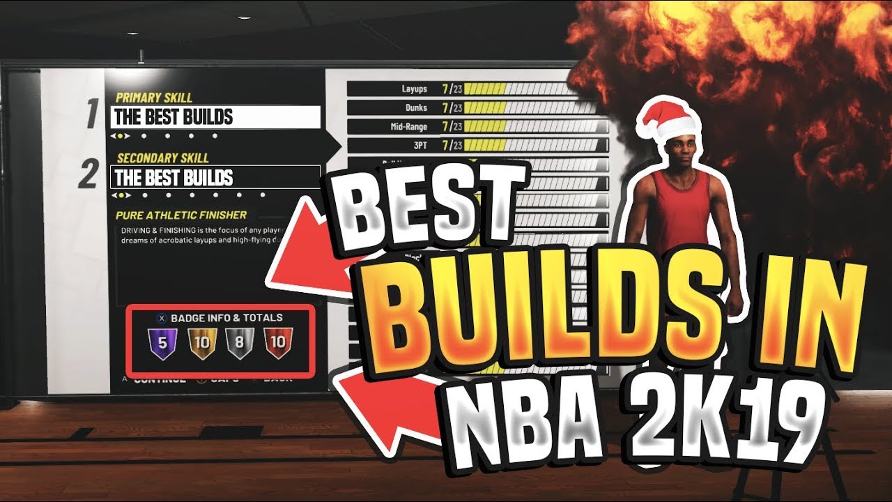 THE BEST BUILDS IN NBA 2K19 TO DOMINATE THE PARK – CHRISTMAS EDITION - YouTube
