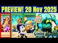 Lords Mobile – 20 November 2025 Update: New packs, events &amp; monsters incoming! New Events 