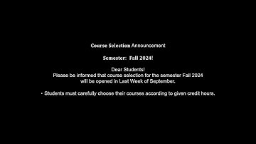 “Virtual University of Pakistan | Course Selection Tips for Fall 2024!”