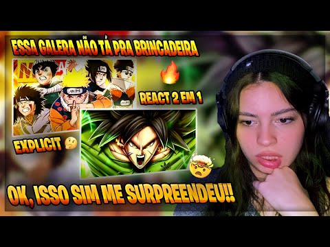 Tropa da Folha 🍃 | TrapGang #1 e Vibe Broly 🟢 (Dragon Ball Super) | MHRAP - [REACT/ ANÁLISE]