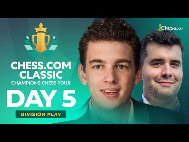 Clash of Generations: Magnus v Keymer In Winners Final! Chess.com Classic 2024 Div I class=