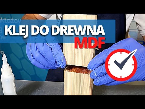 Szybki klej do drewna i MDF z aktywatorem ATK FIX 54 video