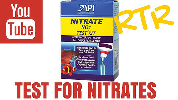 nitrate test kit by API for saltwater aquariums