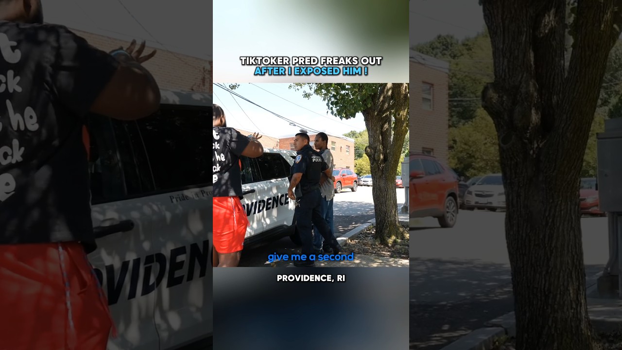 TikToker pred freaks out after i exposed him talking with a MIN0R 🚨 #jidion #edpwatch #police