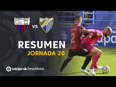Extremadura UD Malaga Goals And Highlights