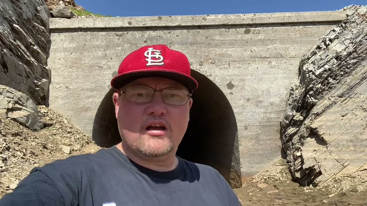 NOT SO MUDDY NOW: RAILROAD TUNNEL NO. 6 AT LAKE SHASTA, July 16, 2021