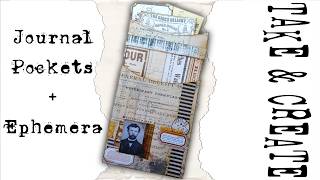 Journal pockets & ephemera TAKE & CREATE