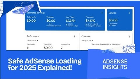 Latest Adsense Loading With Safe Method 2025 | Adx Loading