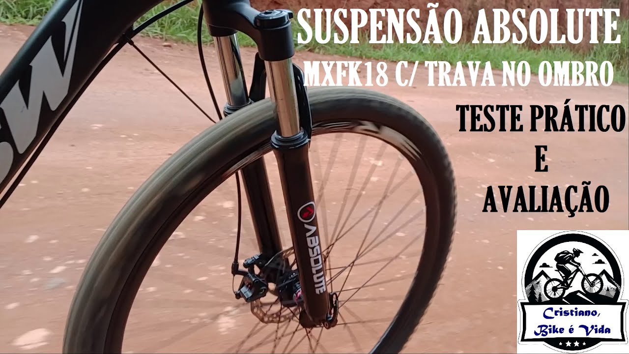 Suspensão Absolute Mxfk18, com trava no ombro/ Teste Prático e Avaliação