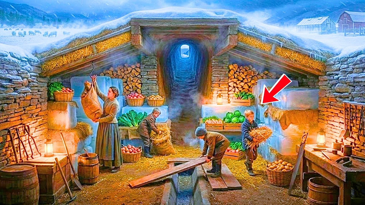 Neighbors Laughed When She Buried Meat Underground — Until Her Ice Cellar Fed the Whole Basin