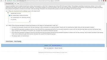 Stat 100 WebAssign Demo