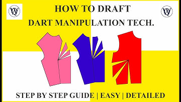 How to make multiple dart Pattern? Dart manipulation Cutting & Stitching Tutorial for Fashion design
