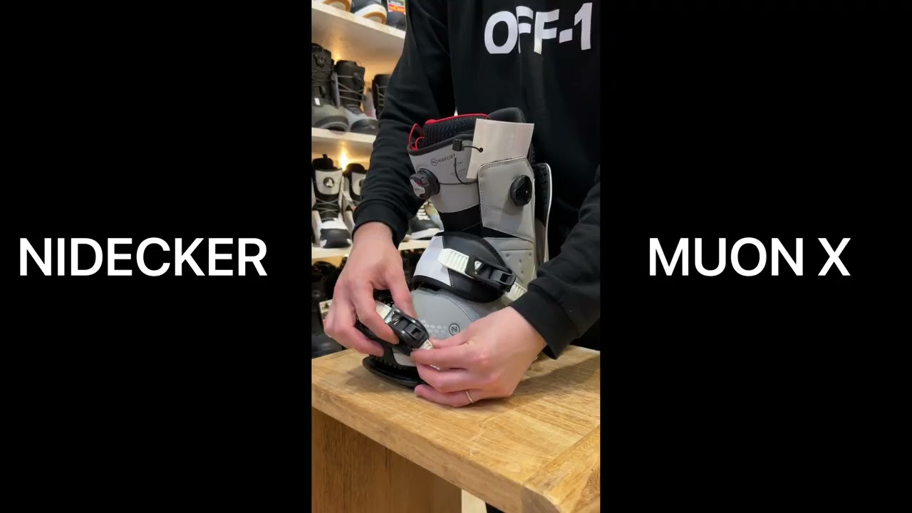 ⭐️新品未使用⭐️Nidecker MUMUON-X ビンディング NIDECKER MUON-X ナイデッカー ムオン エックス メンズ スノーボード
