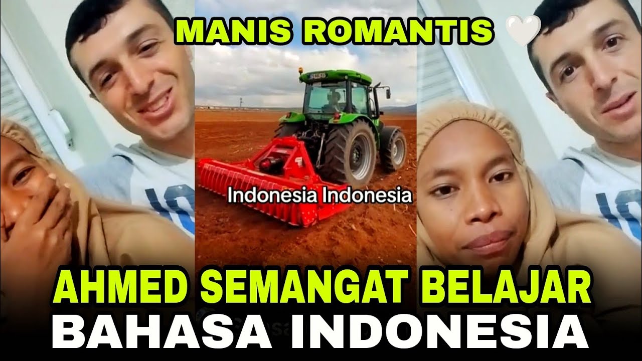 Moment Romantis Salmiati Ahmed Semangat Belajar Bahasa Indonesia ,Pria Turki Dan Wanita Taliabu