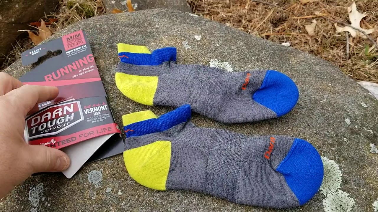 Mens Darn Tough Hiker No Show Light Cushion Sock