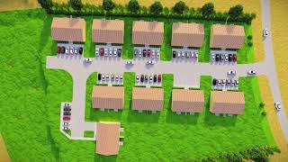 3D Architectural Site Plan Visualization | Residential Master Plan Design