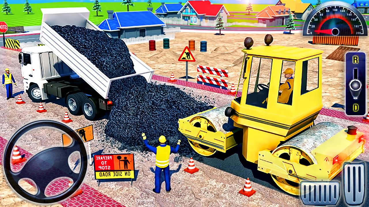Excavator Simulator New 2021 - Construction Vehicles Road Builder - Android GamePlay
