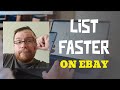 How to list fast on Ebay | My method of listing clothing on Ebay faster | Reselling on Ebay