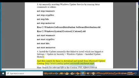 Fix Updates Failed Error 0x800f0988 on Windows 10