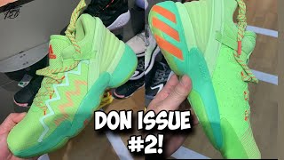 don issue shoes