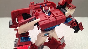TAKARA TRANSFORMERS PRIME AUTOBOT SWERVE - AM17 VIDEO REVIEW