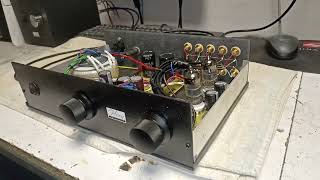 Home Made Philips Ecc88 Tube Input Selector And Pre Amplifier Test 1