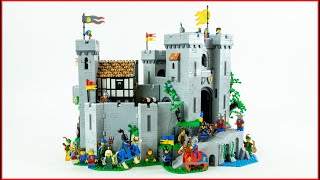 LEGO Castle System 10305 Lion Knights' Castle Speed Build - Brick Builder