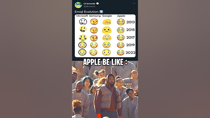 Apple emojis 🗿