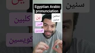 Egyptian Arabic pronunciation for duals and plurals