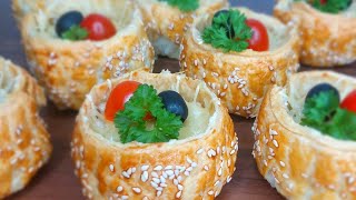 СЛОЁНОЕ ТЕСТО - 5 рецептов - Бесподобно Вкусная ВЫПЕЧКА из Слоеного теста! На любой ВКУС!