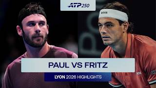 Tommy Paul vs Taylor Fritz Highlights | Lyon 2026 Semi-Final