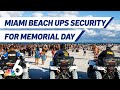 Security Preparations on Miami Beach Ahead of Memorial Day Weekend