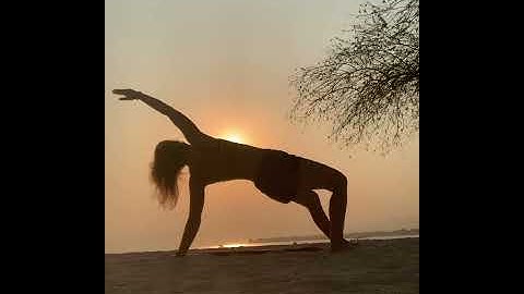 Camatkarasana aka Wild Thing Pose