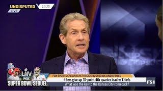 Skip Bayless REACTS to 49ers give up 10-point 4th quarter lead vs Chiefs after 50 years