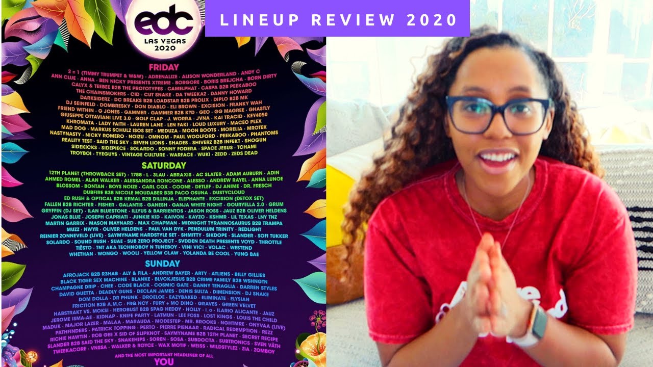 It&#39;s Time! | EDCLV 2020 Lineup Review + Updates - YouTube