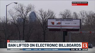 Changes in rules for electronic billboards
