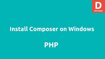 Install Composer on Windows