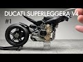 Building Tamiya 1/12 DUCATI SUPERLEGGERA V4 [#1]  Scale Model