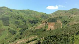 Green Nature Landscape Of Kon Tum Highlands Forest Mountains - YouTube