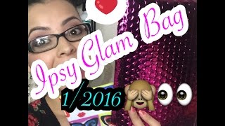 UNBOXING IPSY  JANUARY 2016  AND TALKING ABOUT ...STUFF