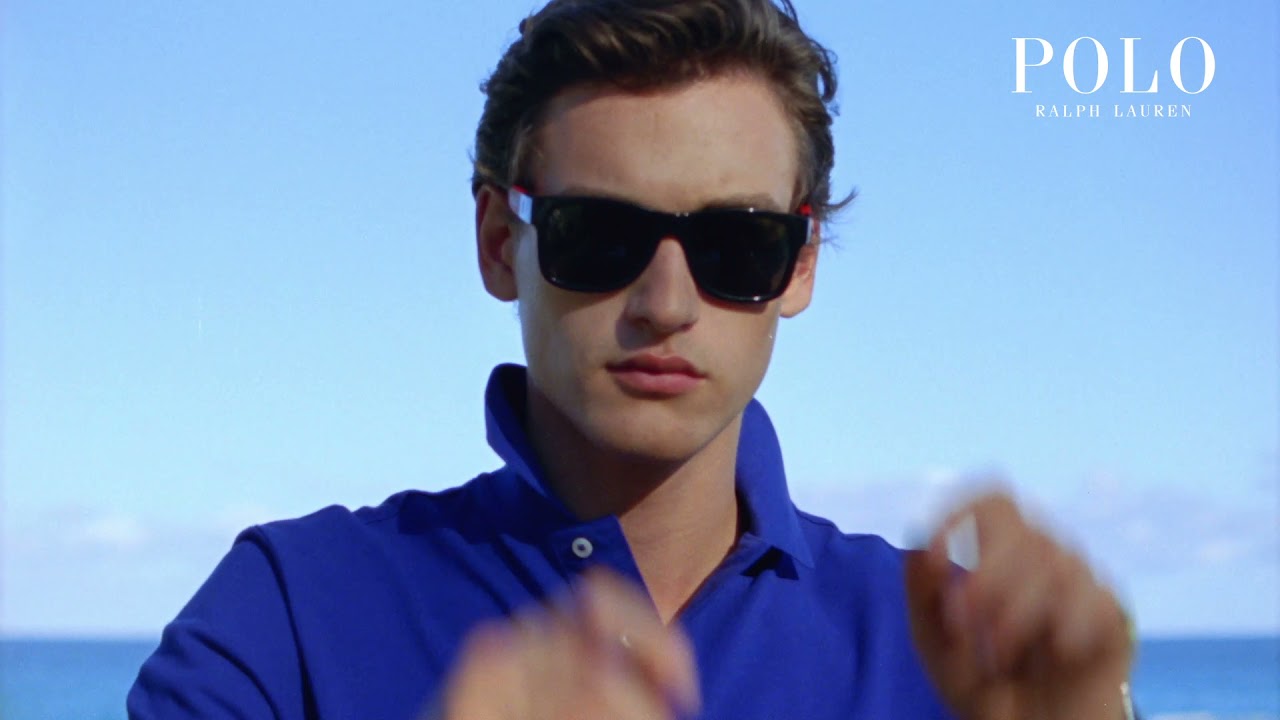 Ralph Lauren Polo Player Sunglasses Brown | Mainline Menswear United States