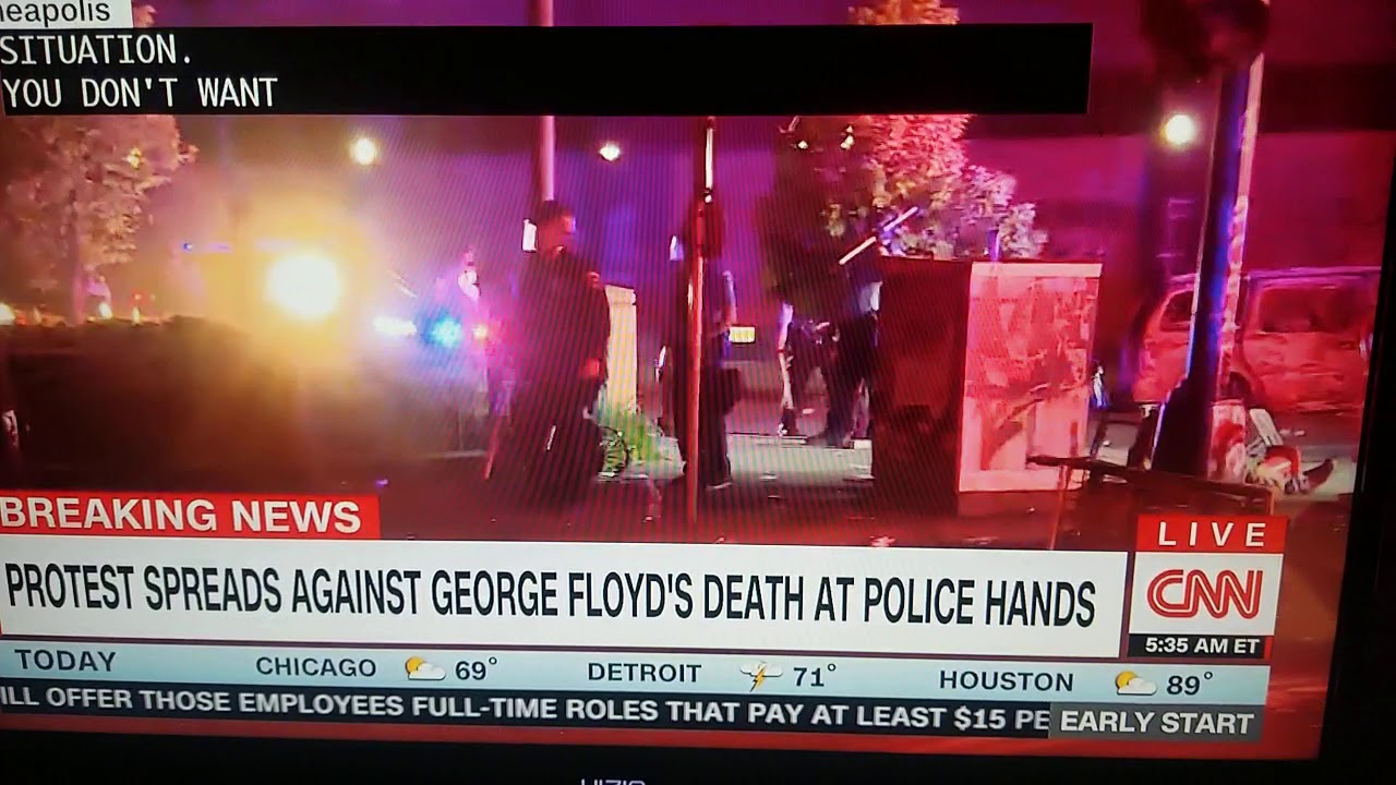 5 O'CLOCK, MINNEAPOLIS,  GOT UGLY, THE PROTESTORS, VS POLICE, WATCH THIS SCENE.