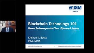 BLOCKCHAIN 101 FOR PROCUREMENT & SCM