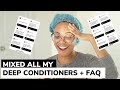 Deep Conditioning while answering your questions: How to grow/Moisturize 4C Hair, Marriage, Locs