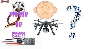 Brushless motor or ESC failure? Troubleshooting the MJX Bugs 3 drone