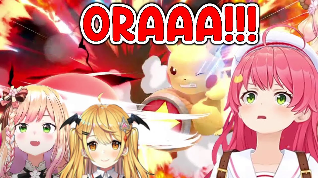 Miko can miraculously defeat Melmel in Super Smash Bros