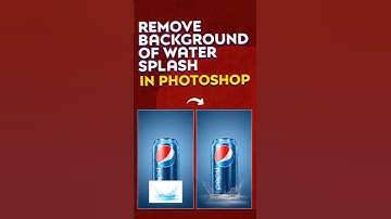 How to Remove Water Splash Background in Photoshop #designtutorial #ytshorts #shorts #photoshop