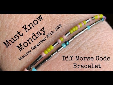 How To Make a DIY Morse Code Bracelet - Love and Marriage